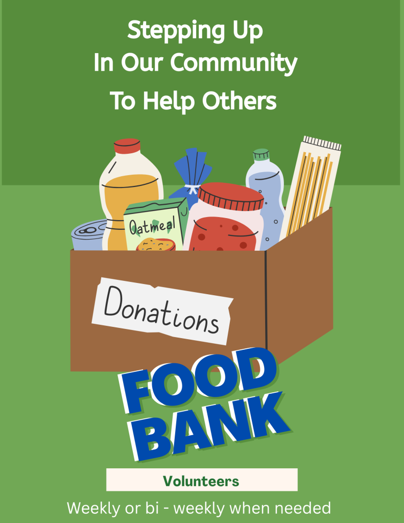 Green Illustration Food Drive Flyer (1)